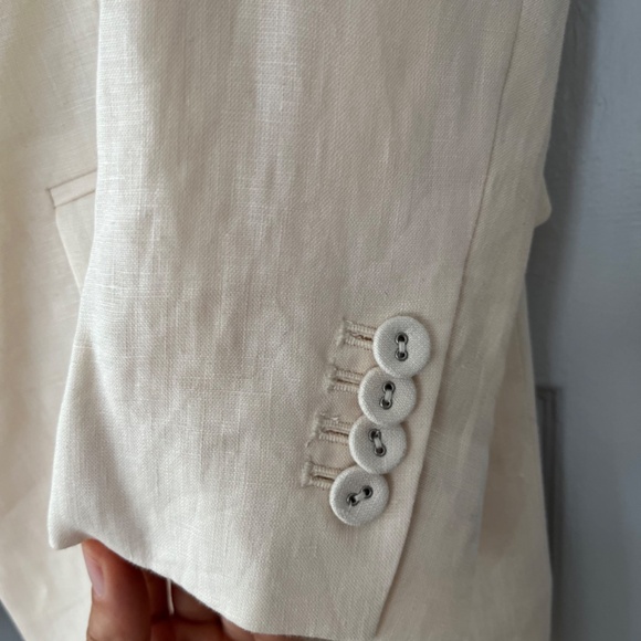 Never worn Everlane linen longline blazer, size 2 - Picture 6 of 7